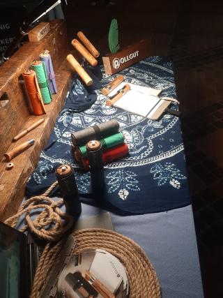 Close up of the Rollgut exhibition stand